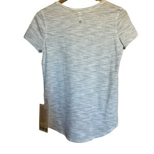 lululemon athletica Light Gray Short Sleeve Tee